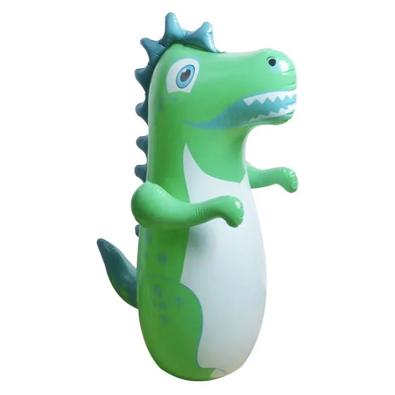 Saco de Pancada Inflável em Formato de Dinossauro para Jogos e Esportes Infantis. MDUG