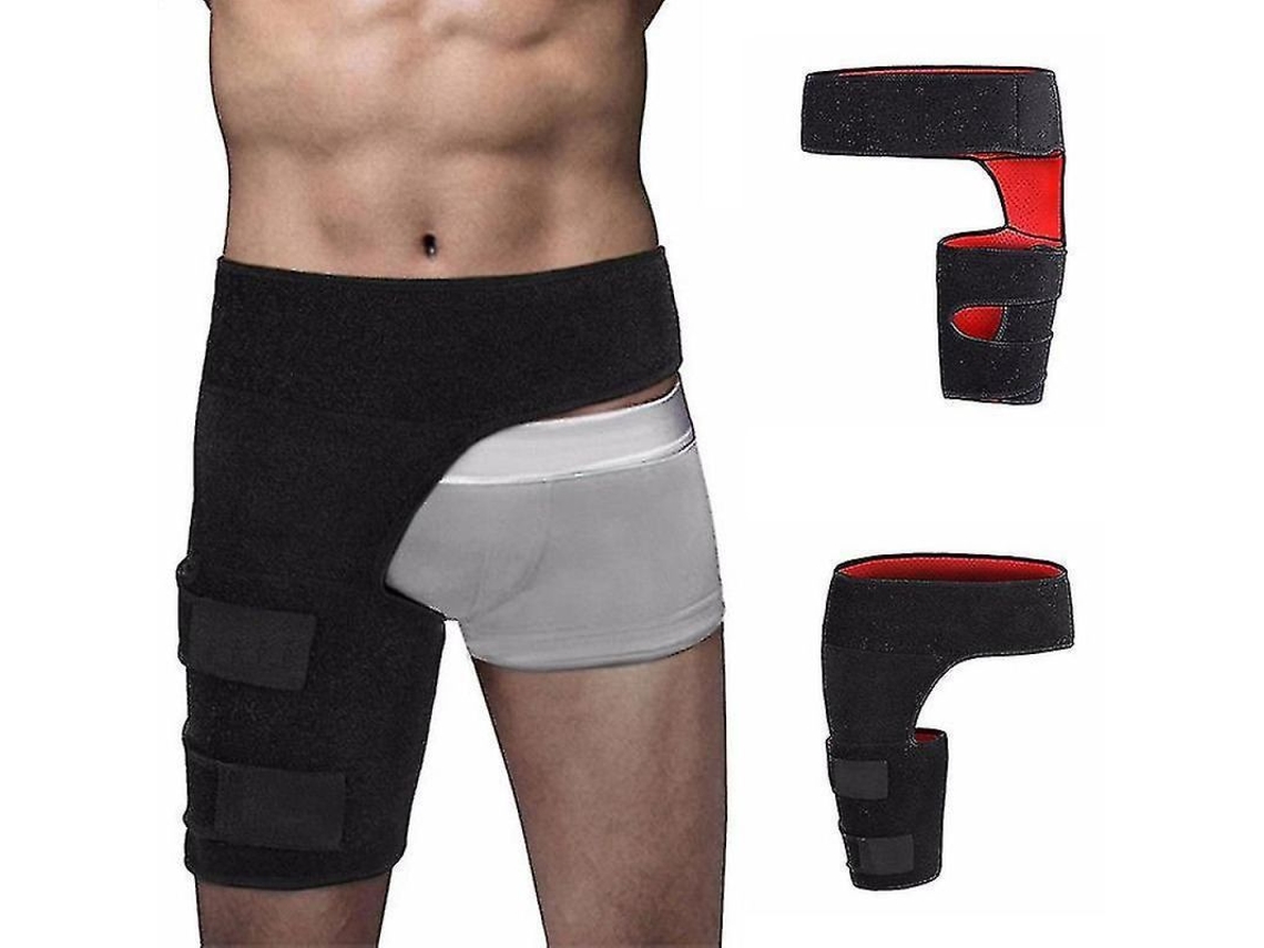 Apoio para Inguinal e Quadril com Compressão para Coxa e Isquiotibiais Qfx