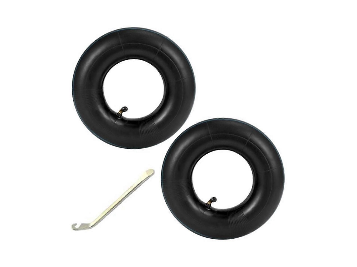 2 Câmaras De Ar 4.10/3.50-4 Polegadas Para Carrinho De Mão, Carrinho Manual E Cortador De Grama