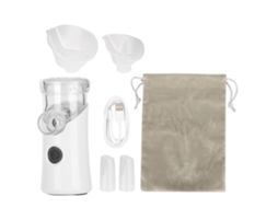 Nebulizador Portátil Laxiscreed Silencioso Para Uso Doméstico, Adulto E Criança, Com Alimentação Usb, Cor Branca
