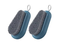 Pincéis De Limpeza Suaves Com Cabo Antiderrapante, Ideal Para Sapatos, Roupas E Superfícies De Couro, Design Ergonômico E Pendurado