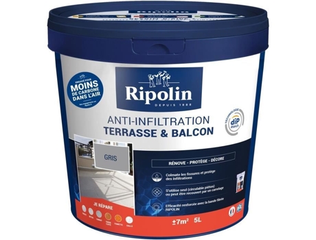 Revestimento Ripolin Terraço E Varanda 3 Em 1 Cor Cinza Capacidade 5l Externa