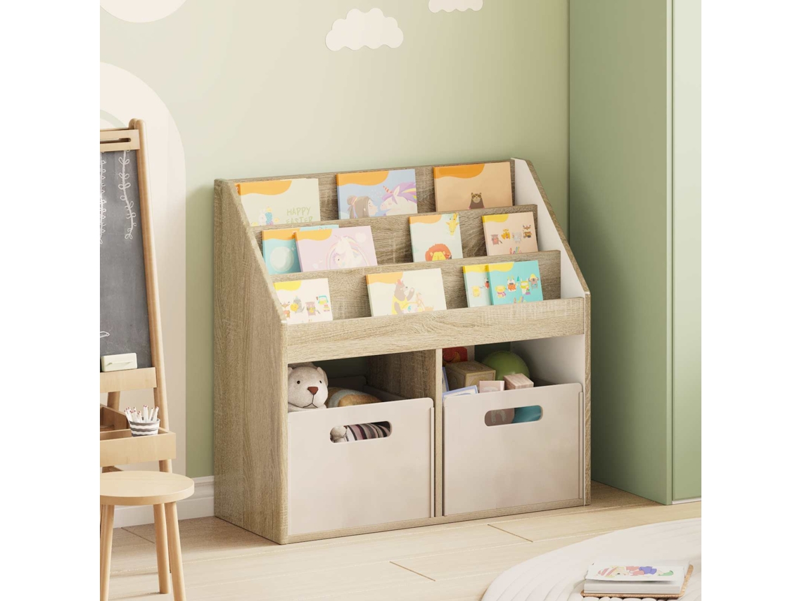 Vidaxl Estante Infantil Carvalho Sonoma 72,5 X 29,5 X 69 Cm