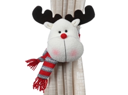 Fivela De Cortina Natalina Com Desenho De Papai Noel, Boneco De Neve E Alce Para Decoração De Sala De Estar, Quarto E Casa. Aquaforge