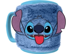 Caneca Felpuda PYRAMID Lilo e Stitch - Stitch Face (Capa Removível - 440 ml)