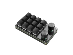 Teclado Sem Fio Compatível Com Bluetooth Com Botão Macro Personalizado, Teclado De 3 A 12 Teclas Everley891