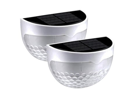 Luzes de cerca solar Luzes decorativas ao ar livre do jardim Luzes de parede impermeáveis