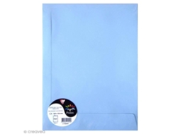 Envelopes de pólen A4 Clairefontaine 229 x 324 mm 120 g Azul lavanda 5 unidades