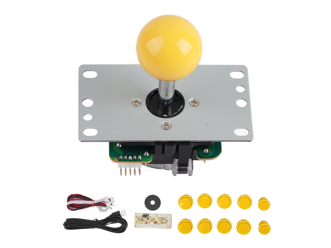 Kit de Joystick Arcade Diy com Chip de Controle Usb S/MARCA