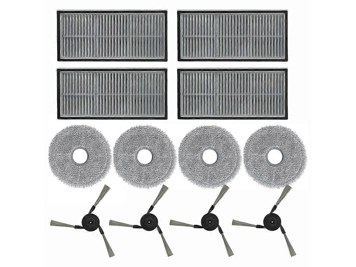 Para Dreame X40/x40 Pro/x40 Ultra Robô Aspirador Escovas Laterais Filtros Hepa Almofadas Esfregão Acessórios Reposição Kits