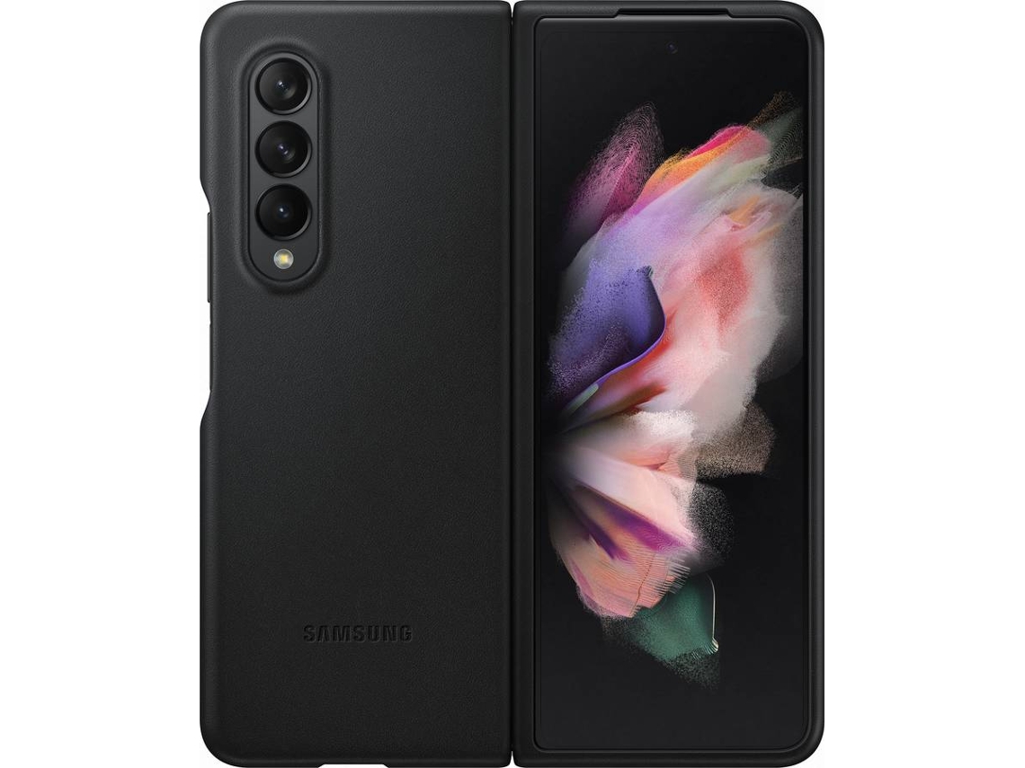 Capa SAMSUNG Zfold 3 Leather Preto