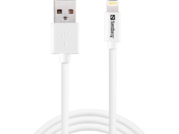 Cabo de Dados SANDBERG (Lightning - USB A - 2 m - Branco)