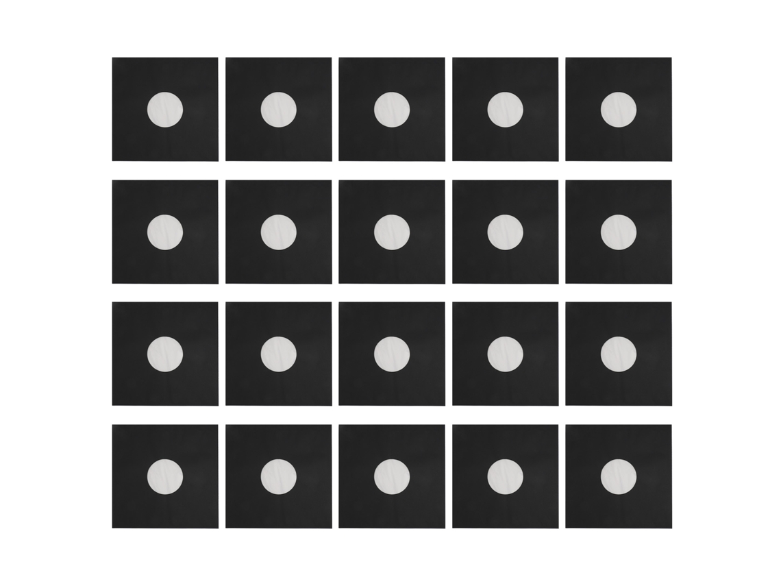 Capa de papel Kraft Mali para discos 12 polegadas, 33 RPM, transparente