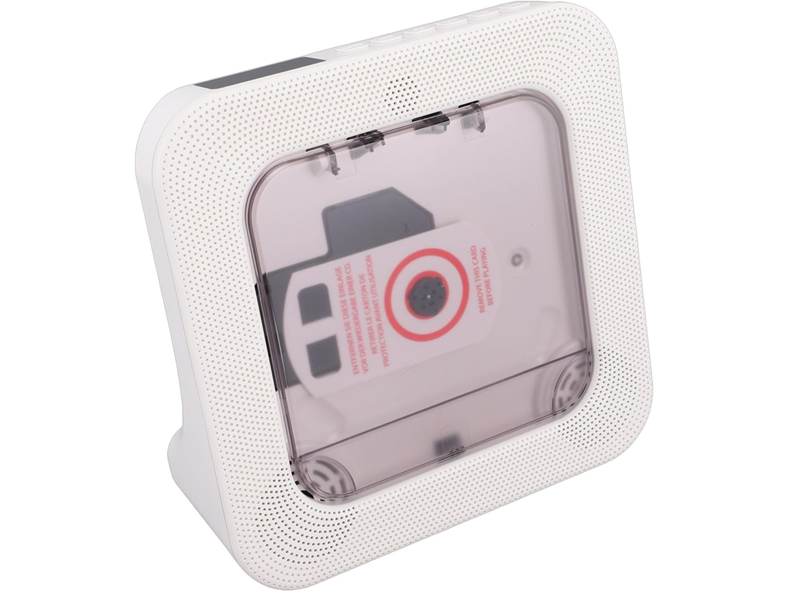 Zunate Leitor De Cd Portátil, Leitor De Cd Mesa Com Bluetooth 5 3, Controle Remoto E Visor Led, Para Reprodução De