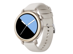 Smartwatch T77 Com Tela Amoled De 1,32", Ip68, Bluetooth 5.2, Monitor De Frequência Cardíaca E Atividades Físicas, Com Coroa Giratória (bege
