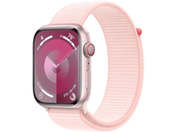 APPLE Watch Series 9 GPS+Cellular 45 mm Rosa com Loop Desportiva Rosa-claro