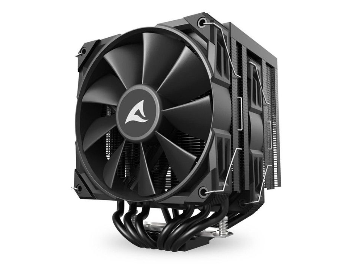 A60 Refrigerador De Cpu Preto 2 Ventoinhas 120mm 6 Heat Pipes Tdp 260w Sharkoon