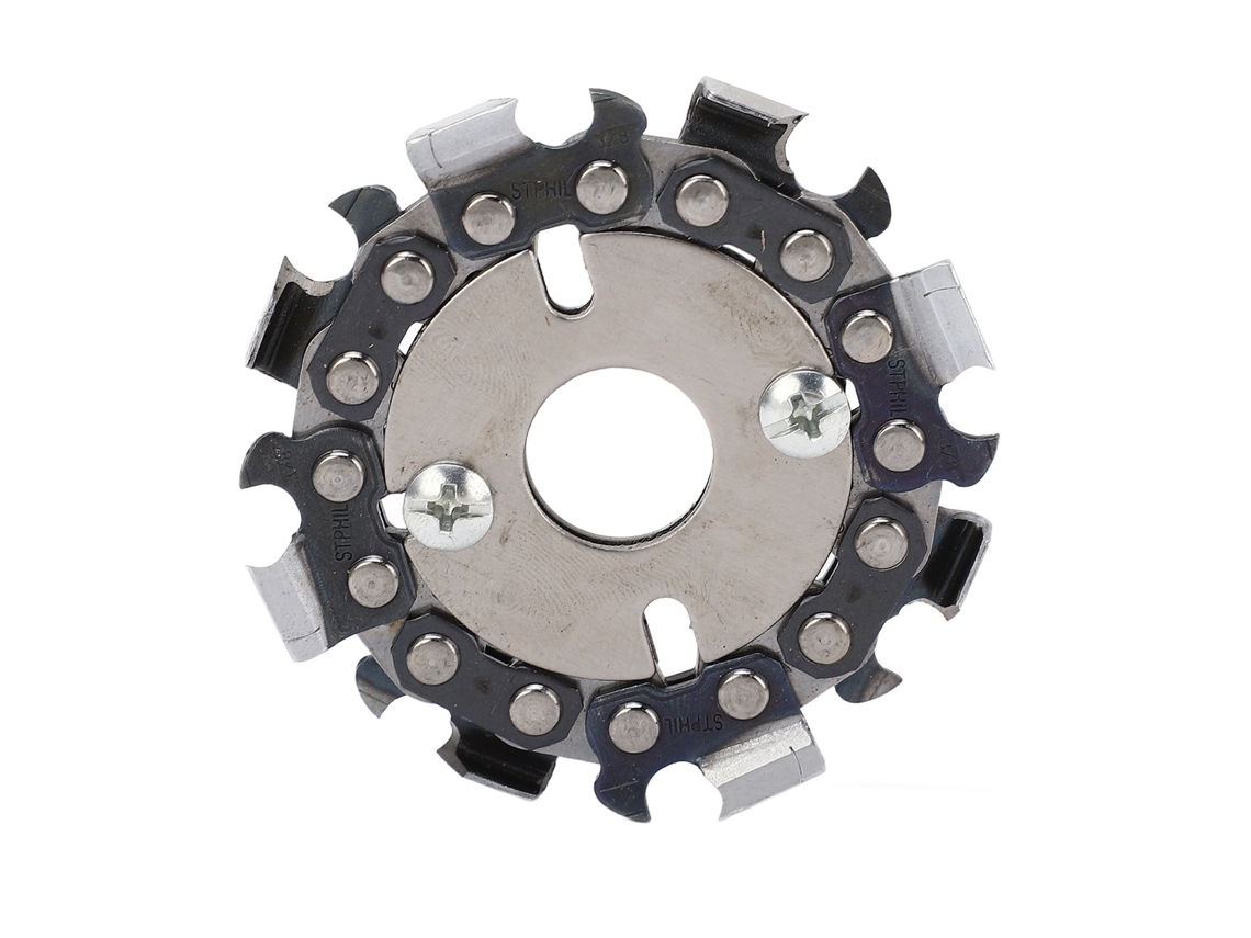 Disco De Esmeril De Cadena Circular 8 Dientes 2.5in Para Corte Y Formado De Madera Con Esmeril Angular