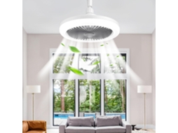 Ventilador De Teto Com Luz Led 25 Cm Ajustável Para Terapia -