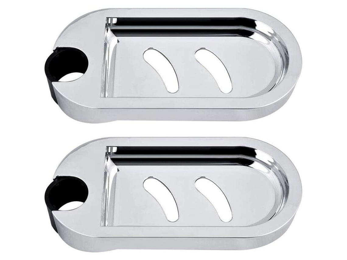 2x Suportes De Sabão Para Barra De Duche, Ajustáveis, Montagem Parede, Ø25mm