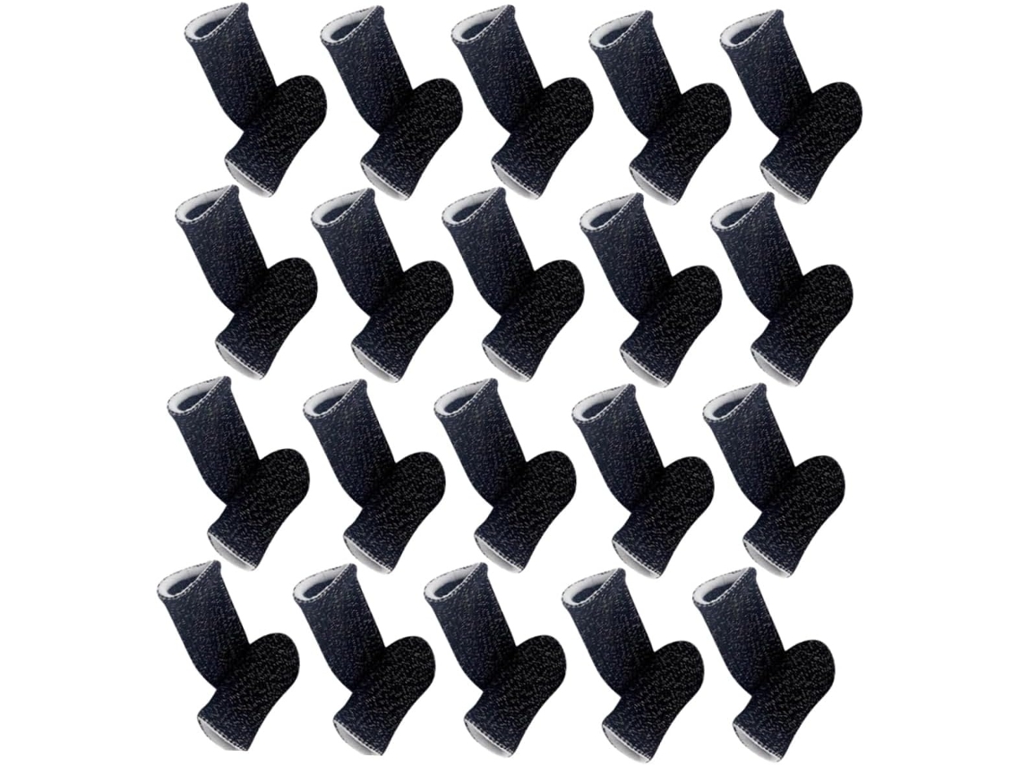 Lurelia Dedeiras Gaming Para Ecrã Tátil Nylon, Antiderrapante, Respirável, Sensível Ao Toque, Condutor, Para Gaming Móvel E Ecrãs Táteis