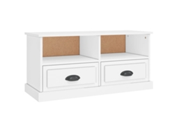 TV Móvel 93x35,5x45 cm Derivado de Madeira Branco MAISON EXCLUSIVE