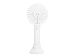Ventilador Portátil Recarregável Pequeno Usb Elétrico Mini Ventilador De Mesa Portátil Lâmpada De Cabeceira Universal F1 Branco Slowmoose