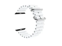 Bracelete Pulseira Round Branco para Apple Watch Series 3 38Mm