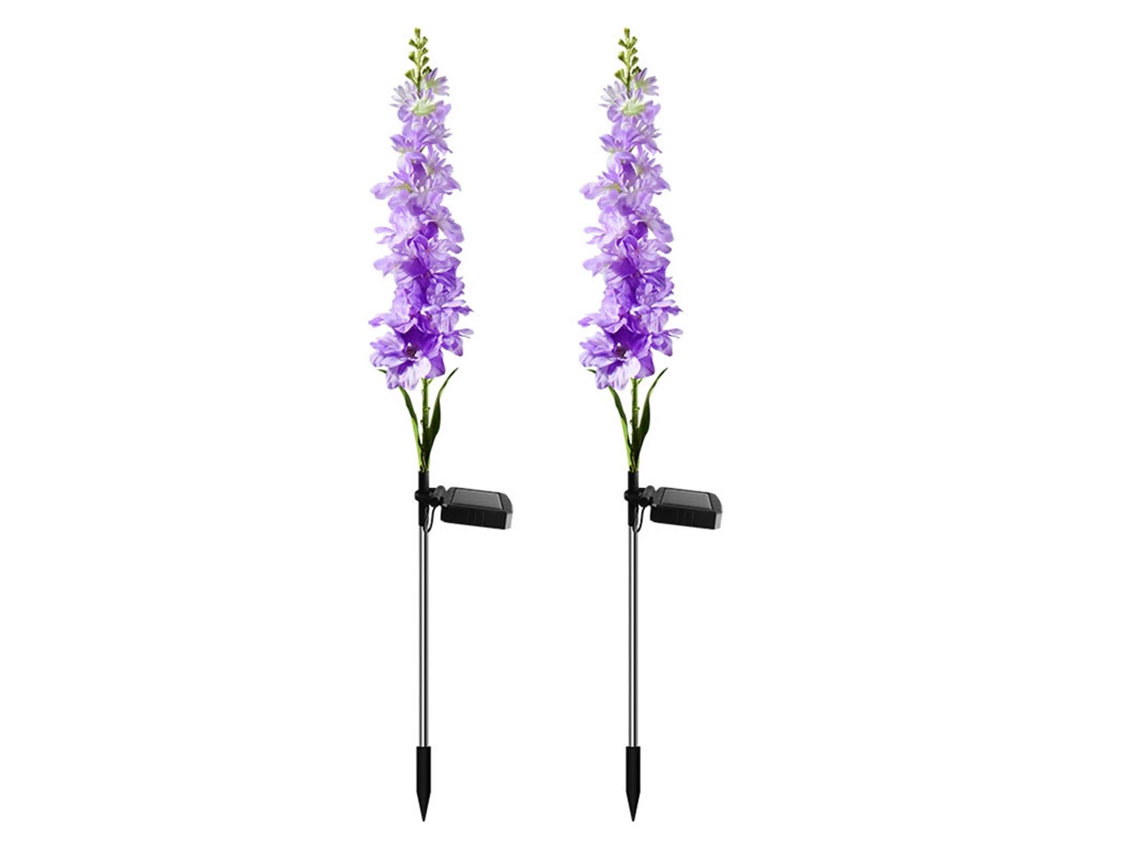 Solar Outdoor Garden Landscape Lights Simulate Luminous Hyacinth Insertion Decorative CHABERLU