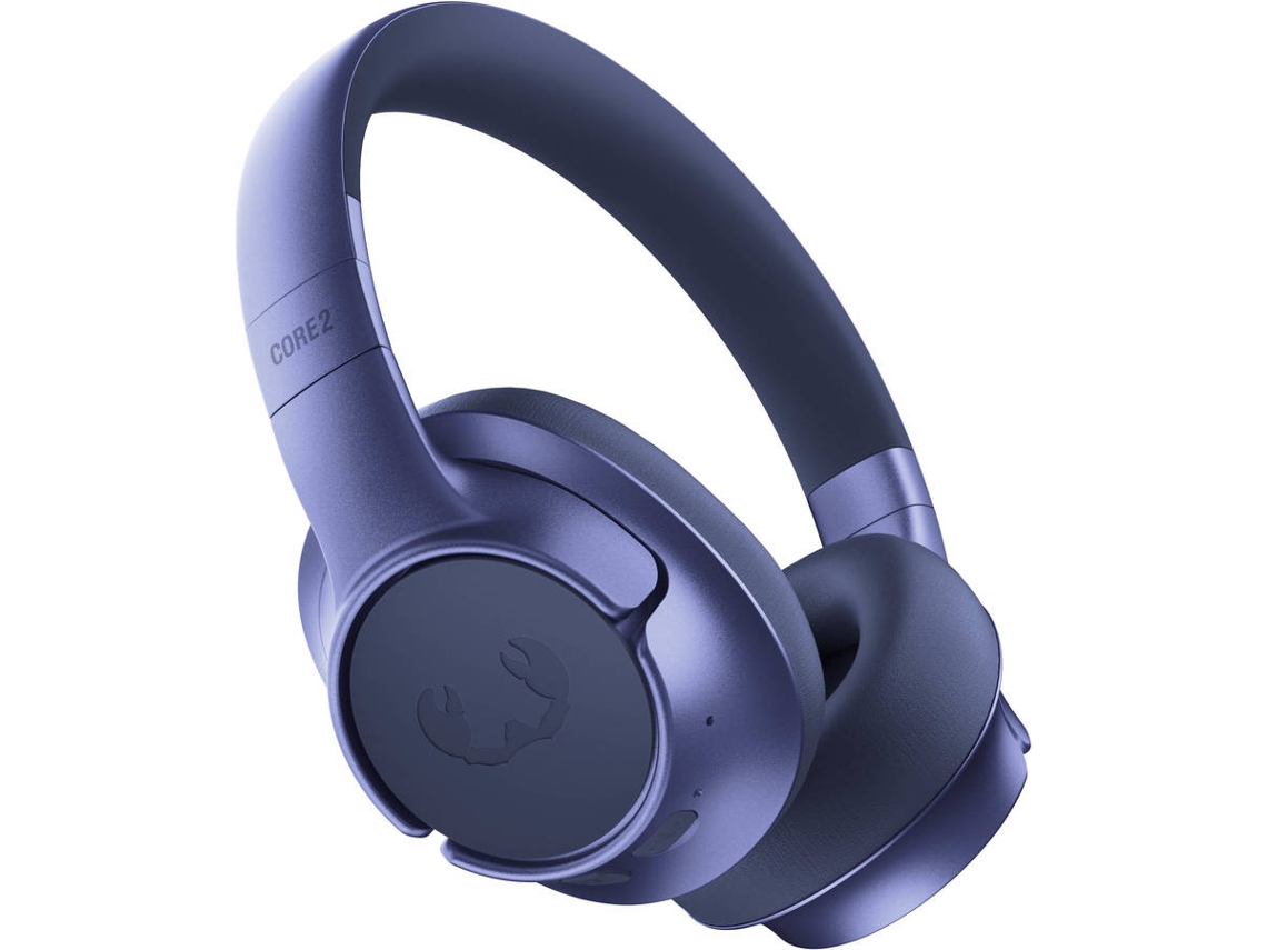 Auscultadores Bluetooth FRESH 'N REBEL Clam Core 2 True Blue (Over Ear -  Microfone - Azul)