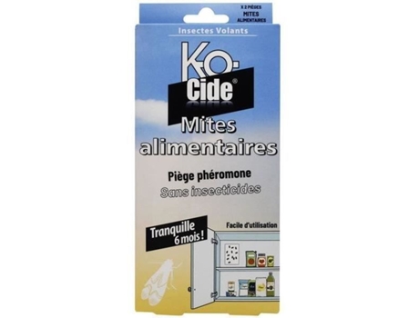 Armadilha de feromônios não inseticidas Kocide para alimentação de ácaros (2 placas Kocide)