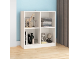Vidaxl Aparador Pinho Maciço 70x33x76 Cm Branco