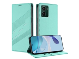 Capa De Celular Retrô De Couro Com Carteira Multifuncional Em Relevo