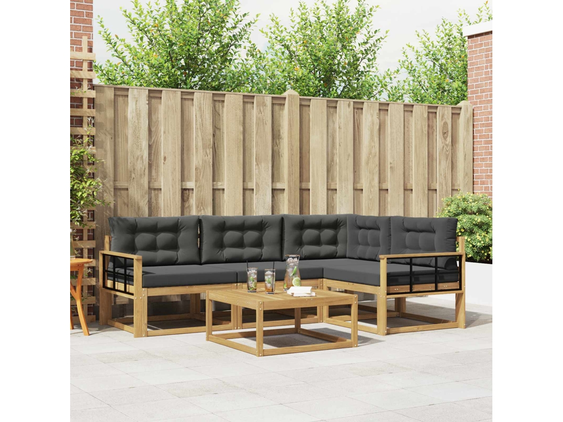 Vidaxl Conjunto De Sofás Para Exterior