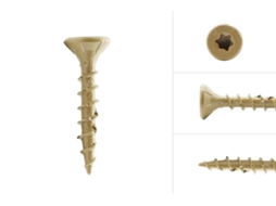 Parafusos para Aglomerado Revestidos a Ar 3 5 X 16 Rosca Sólida Torx 15 Caixa 200 Peças WOVAR