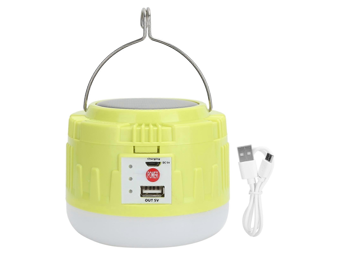 Lanterna Solar Com 4 Modos De Iluminação, Bateria De Lítio De 3600mah, Led, À Prova Dágua Ip44, Carregamento Solar Usb, Para Camping. Olysi Shop