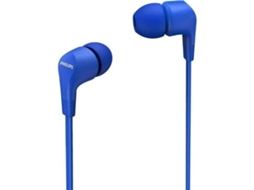 Fones De Ouvido Intra-auriculares Philips Tae1105bl/00 Blue Com Graves Potentes Fones De Ouvido Intra-auriculares Philips Tae1105bl/00 Na Cor Azul,