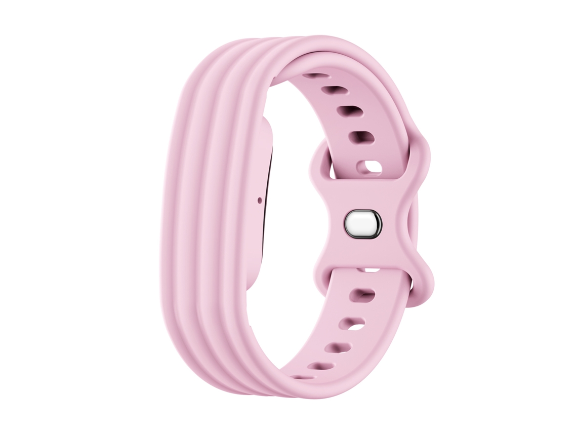 Pulseira Para Google Fitbit Air, Silicone Macio（Vivid Pink）czhmart