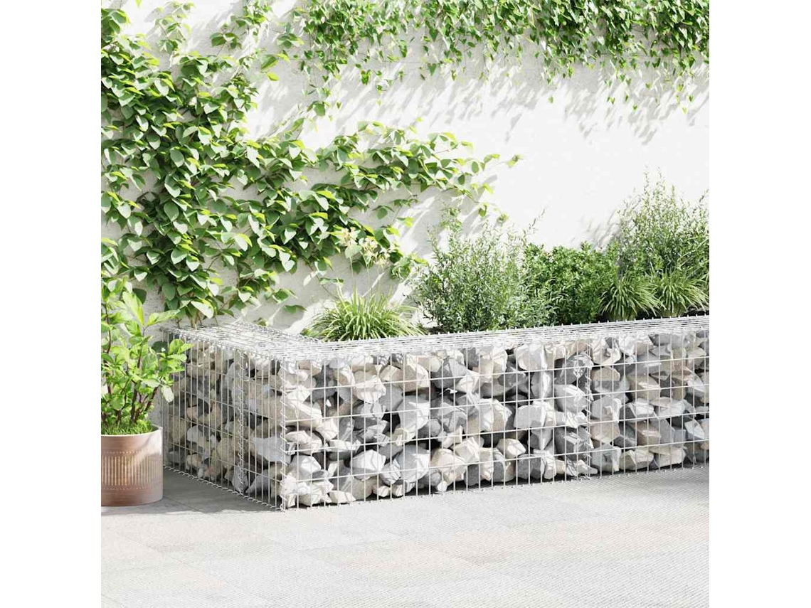 Vidaxl Cesto Gabião Aço Galvanizado 100x50x50 Cm