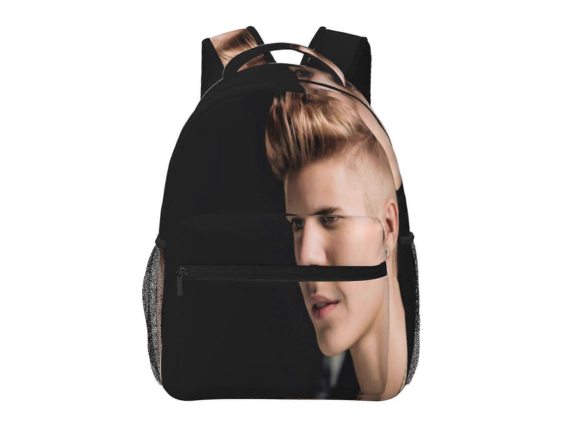 Mochila K72 Justin Bieber Para Estudantes, Durável E Leve, Com Alça De Ombro Impermeável E Respirável. Olysi Shop