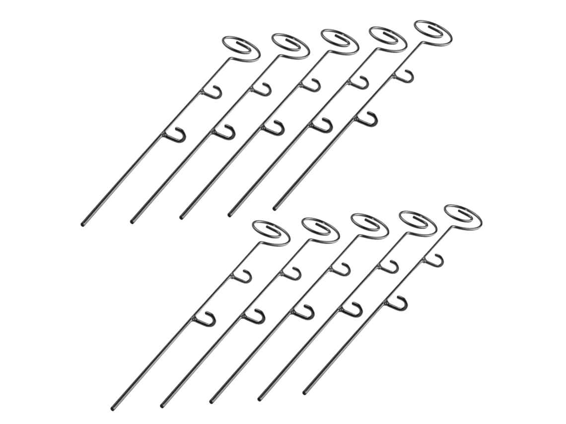 Suporte Para Plantas, 50 Cm De Altura, Plástico Durável, Pacote Com 10 Peças, Adequado Para Orquídeas, Estética Minimalista