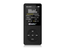 MP3 YIZHOOD X02 (4G)1,8 polegadas de tela suporte rádio FM e-book relógio gravador preto