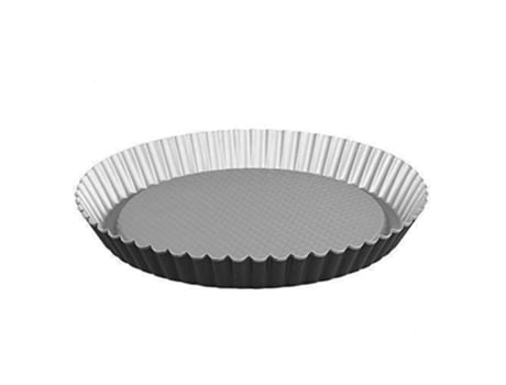 Zenker 6921 Forma Para Tarte Aço Inoxidável Antracite/Prata Diâmetro 28 Cm Zado