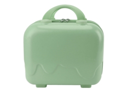 Mala de Mão Pequena de Viagem 14 Polegadas Capacidade Grande Shell Duro Matcha Green