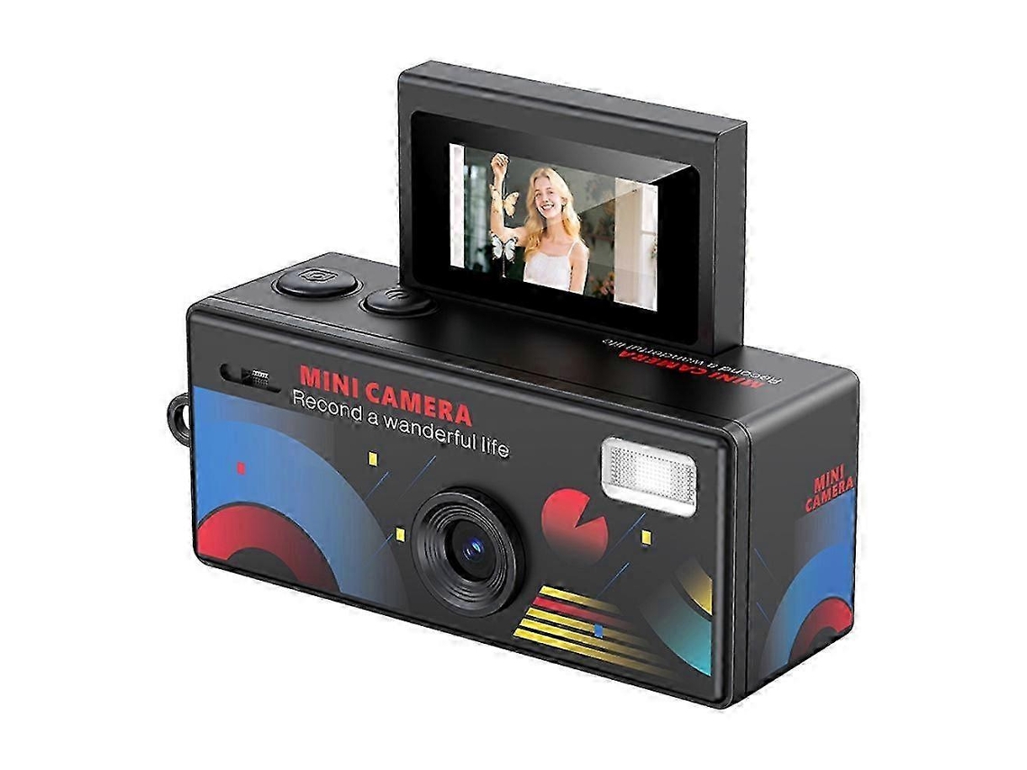 Mini Câmara Digital Retro Lk-030 Com Ecrã Flip 0,96 Polegadas
