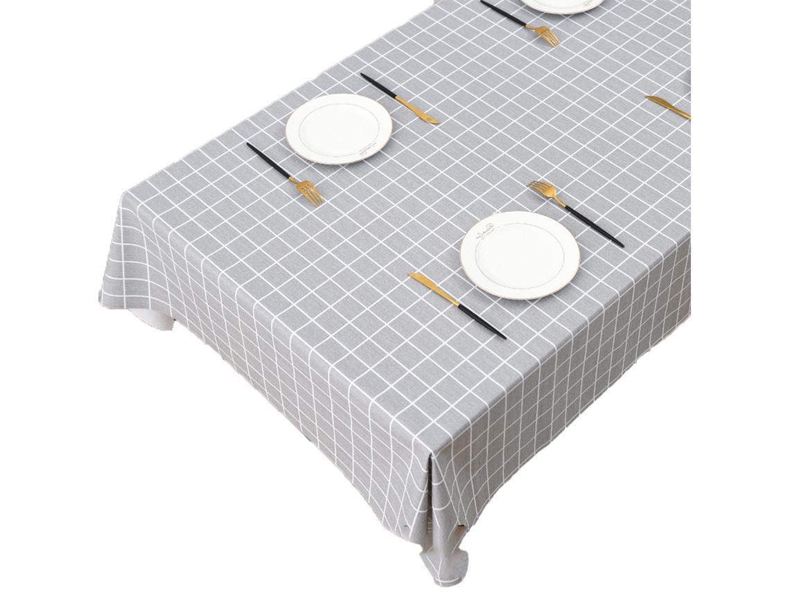 Toalha de Mesa de Pvc À Prova D'Água À Prova de Óleo e À Prova de Respingos para Mesa de Jantar Estilo3 90 * 90Cm
