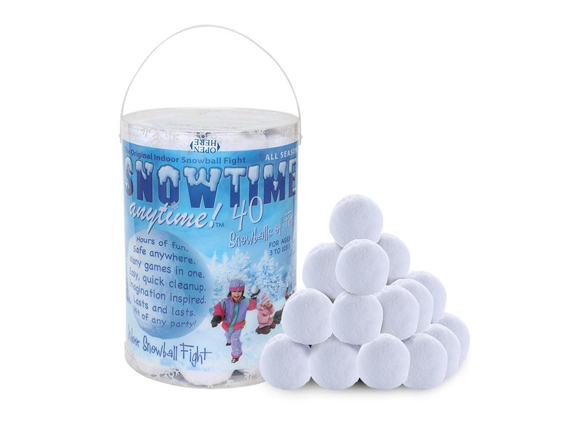 Pack de 40 Bolas de Neve Artificiais para Natal e Jogos LAXISCREED