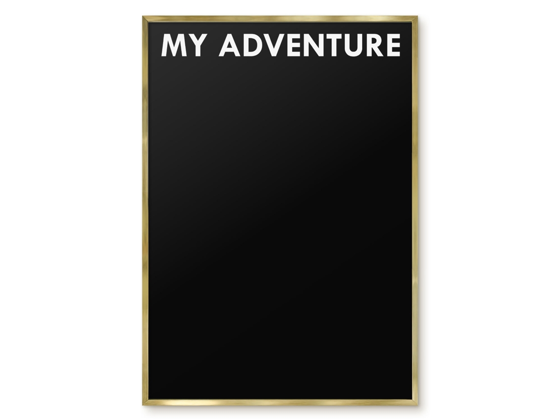 Quadro magnético de parede Minha aventura para o quarto Espelharte (70x100 cm)
