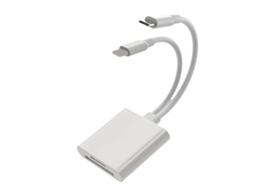 Leitor De Cartão Lightning/type C Para Sd/tf Compatível Com Adaptadores Para Iphone/ipad/android Cuich