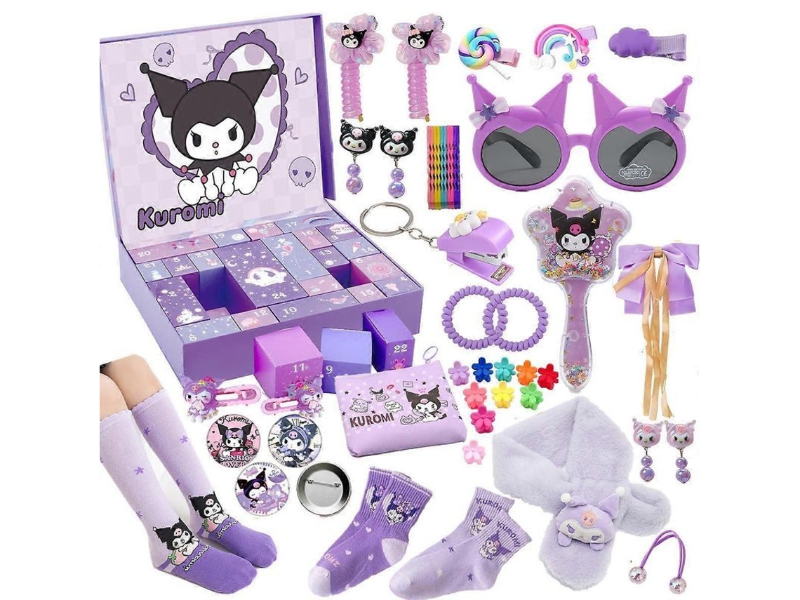 Calendário de Advento de Natal Sanrio Kuromi My Melody Caixa Cega de Música com Marca